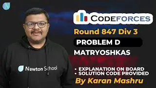 Codeforces Round 847 Div 3 | Problem D : Matryoshkas Solution |Explanation+Code| Hindi Editorial