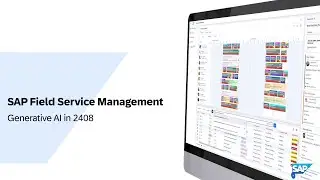 Generative AI in SAP Field Service Management 2408