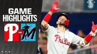 Phillies vs. Marlins Game Highlights (9/6/24) | MLB Highlights