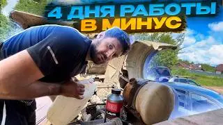 За 4 дня работы-ушли в минус. Сломалось все что можно. Выгнали с крыши?