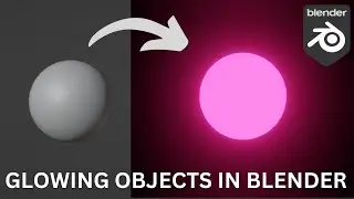 how to make objects glow in blender for absolute beginners