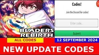 *NEW CODES September 12, 2024* [UPDATE 5!] Bladers:Rebirth ROBLOX | ALL CODES