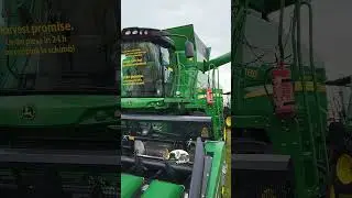 Комбайны John Deere на выставке в Румыний!