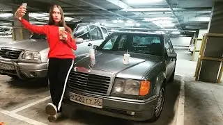 Люк w210 на w124 ,потолок,плафон,как правильно подключить !