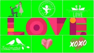 Love Elements_Green Screen Video Collection_HD