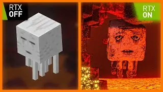 Minecraft Nether but RTX is ON