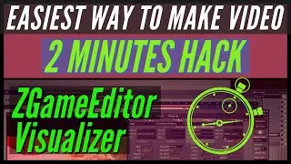 2 Minute Hack - Easiest Way to make Music Video in  ZGameEditor | Stopwatch Challenge | English Subs