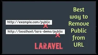 Laravel 11 How to remove public from URL and fix style error