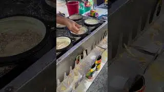 Peanut Pancake Street food in Langkawi Malaysia.