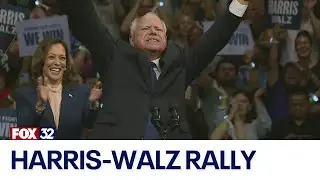 FULL SPEECH: Harris, Walz pump up Philadelphia crowd in 1st appearance together