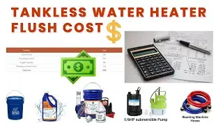 Tankless water heater flush cost