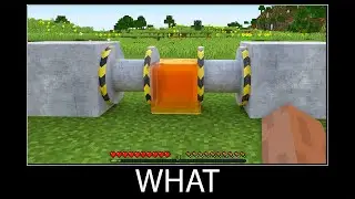 Minecraft wait what meme part 378 realistic minecraft Hydraulic Press