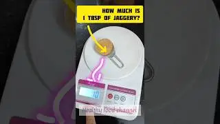 how much is 1 tbsp of jaggery powder? #shortsfeed #youtubemusic