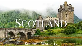 Scotland 4K Amazing Aerial Film - Calming Piano Music - Amazing Nature