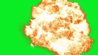 EXPLOSION green screen [no copyright]