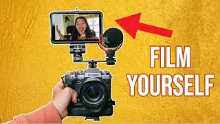 How to Film Yourself ALONE + Our NEW YouTube Setup Room Tour