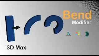 How to make Bend modifier in 3D max 2018