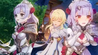 Genshin Impact Noelle Hangout Act 2 | Full Playthrough + All Endings
