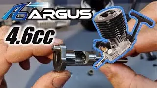 Checking the Argus 28 Pullstart Nitro Engine