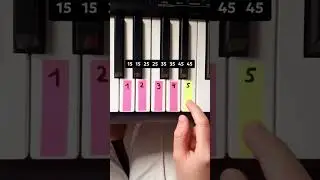 INTERSTELAR за 30 секунд на пианино 🎹 #interstellar #пианино #интерстеллар #туториал