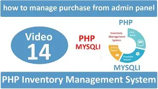 how to manage purchase from admin panel in php ims part 1