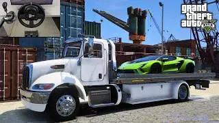 GTA 5 - SUPERCAR DELIVERY JOB | Thrustmaster TX Steering Wheel Gameplay
