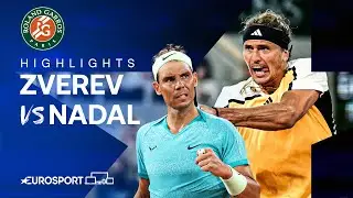 Alexander Zverev vs Rafael Nadal | Round 1 | French Open 2024 Extended Highlights 🇫🇷