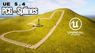 Unreal Engine 5 PCG Spline Tutorial - UE 5.4