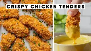 BEST EVER Oven Crispy Chicken Tenders