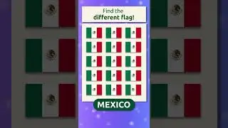 Find the Different Flag 🕵🏻‍♂️ Mexico 🇲🇽