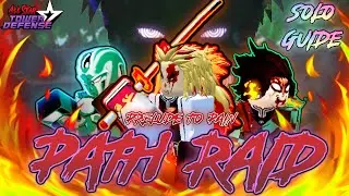 [ PAIN RAID ] Path Raid Solo Guide | All Star Tower Defense