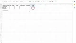 How to make a Decision Matrix in Google Sheets