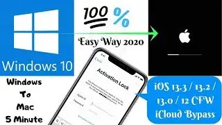 Easy Windows Bypass iCloud | iCloud Activation Lock | All iPhone Unlock 2020 | Bypass iCloud