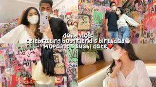 boyfriend's birthday date vlog: MoPaint @Moja Museum & Sushi date 🍣🎨 // indonesia