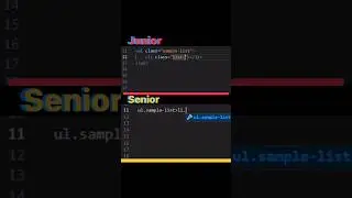 junior Vs Senior Frontend developer #javascript #programming #coding #html #css#html5#webdevelopment