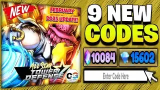 🎁⚡FEBRUARY CODES!⚡🎁✨ ALL STAR TOWER DEFENSE CODES 2025✨ | CODES FOR ALL STAR TOWER DEFENSE | ASTD
