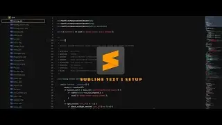 #sublimetext