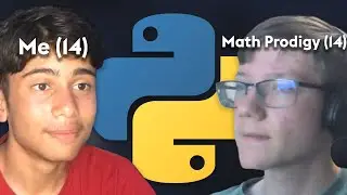 14 Year Old Coder Teaches Math Prodigy Python! (50 mins)