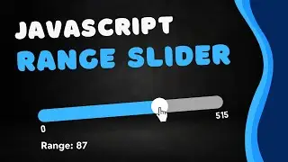 CSS3 + JavaScript Range Slider | Custom Range Slider | FrontendDUDE