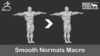 Smooth Normals Preview in ZBrush