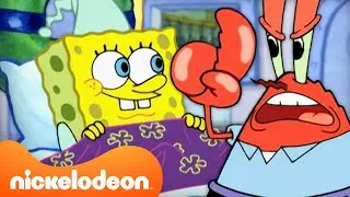 Every Time SpongeBob Moved Out Of His Pineapple House! | Nickelodeon Cartoon Universe