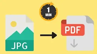 How to Convert JPG to PDF in 1 Minute | JPG to PDF