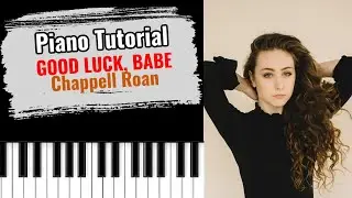 🎹GOOD LUCK, BABE by Chappell Roan (easy piano tutorial lesson free)
