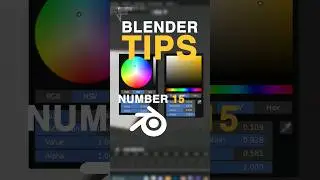 Blender Tips 15 Color Picker ✔️ 