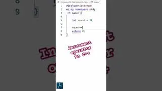 Increment operator in C++ #incrementoperator #operatorC++ #C++Programming #cprogramming