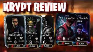 MK Mobile KRYPT REVIEW: Kenshi and Terminator! Season #16