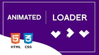 How to Create Animated Square Loader in Html and CSS | How to Design Animated Loader in Html & CSS