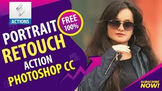 Best Portrait Retouch Action Photoshop CC, New Action 2020