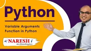 Variable Arguments Function in Python | Python Tutorial for Beginners | Naresh IT