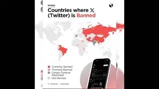 Countries where X (Twitter) is banned! 